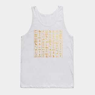 Hieroglyphs language: Ancient Egypt Tank Top